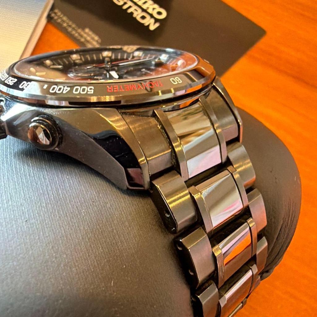 Used Beautiful condition! SEIKO Astron Black wristwatch