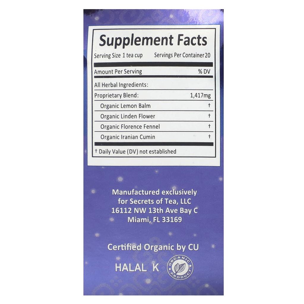 Organic Baby Sleep Tea, Caffeine Free, 20 Tea Bags, 57G (2Oz)