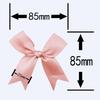 Свежая розовая лента маленький упаковочный бант полиэстеровый атласный бант цветок ручной работы завязка аксессуары для волос товары для рукоделия