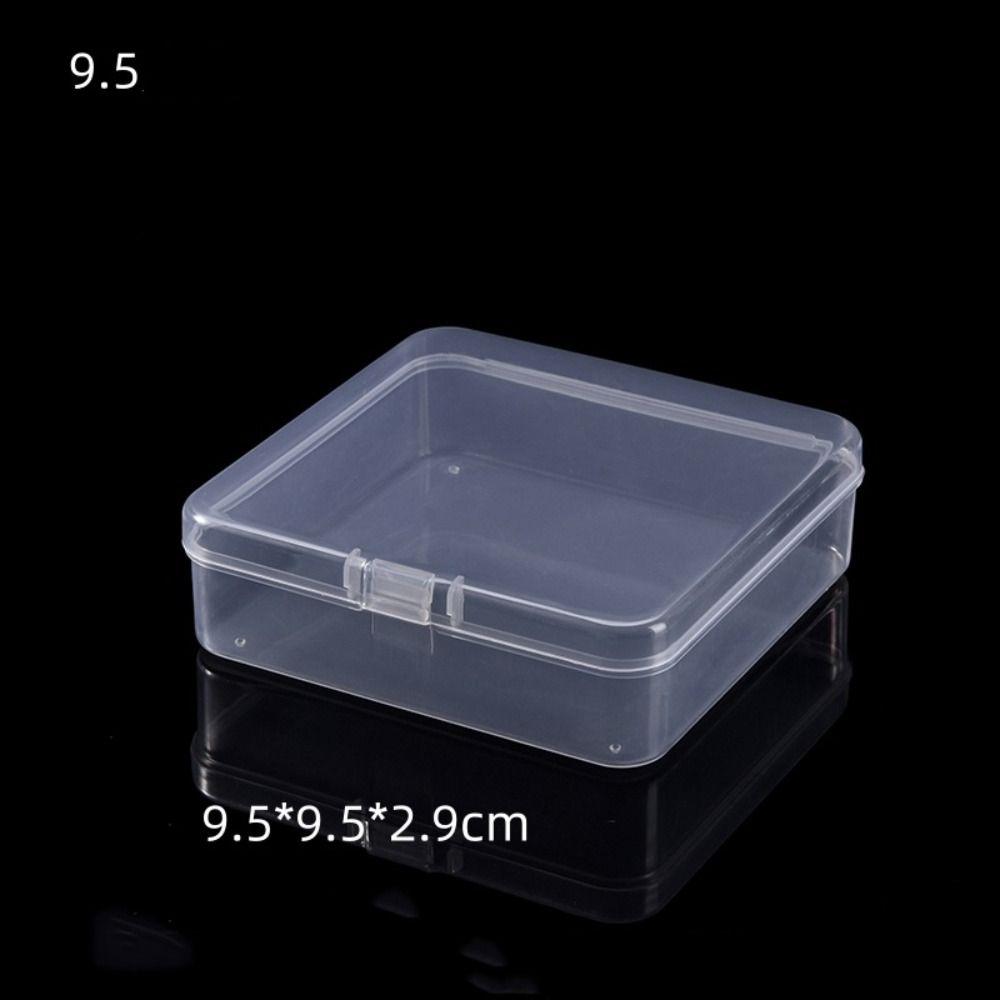 Mini Transparent Organizer Box Transparent Dustproof Storage Boxes Jewelry Storage