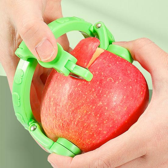 Мини-овощечистка для фруктов и овощей с выдвижным лезвием из нержавеющей стали, устройство для удаления кожуры картофеля, складной безопасный инструмент для очистки фруктов от кожуры яблок, груш, картофеля, киви