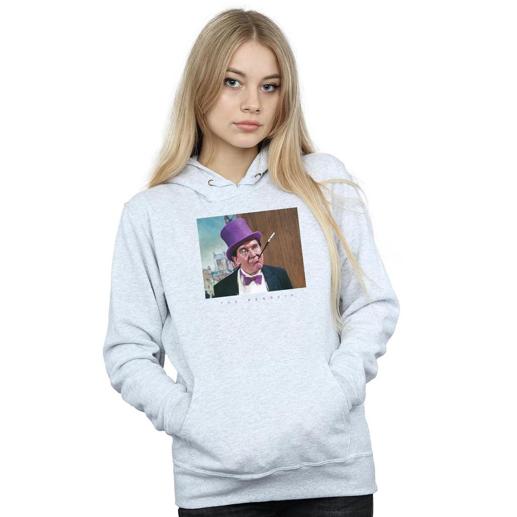 DC Comics Womens/Ladies Batman TV Series The Penguin Photograph Hoodie