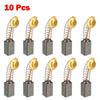 10pcs Carbon Brushes for Electric Motors 13 X 7.5 X 6.5mm Replacement Part