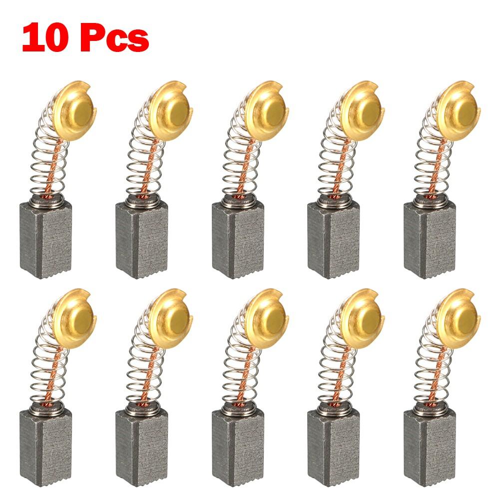 10pcs Carbon Brushes for Electric Motors 13 X 7.5 X 6.5mm Replacement Part