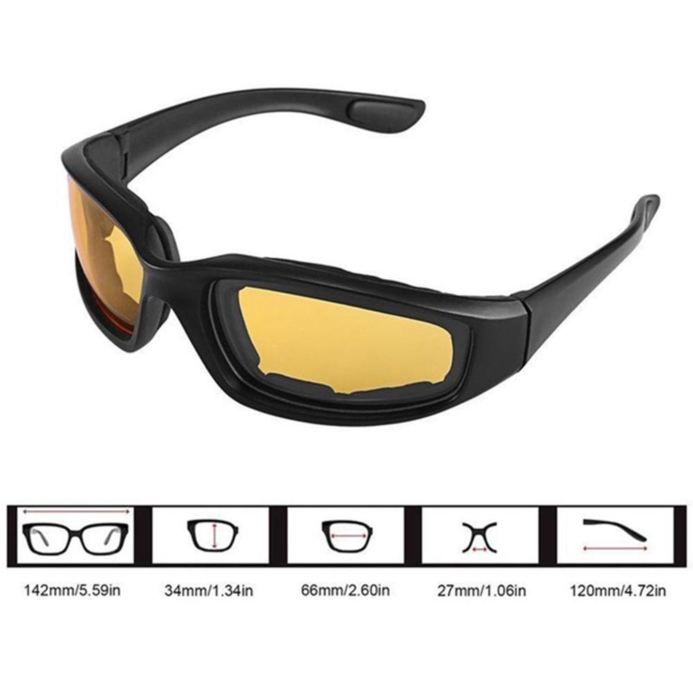 Outdoor Sport Windproof Dustproof Goggles Protective Gears Motorcycle Riding Glasses Scooter Sunglasses2