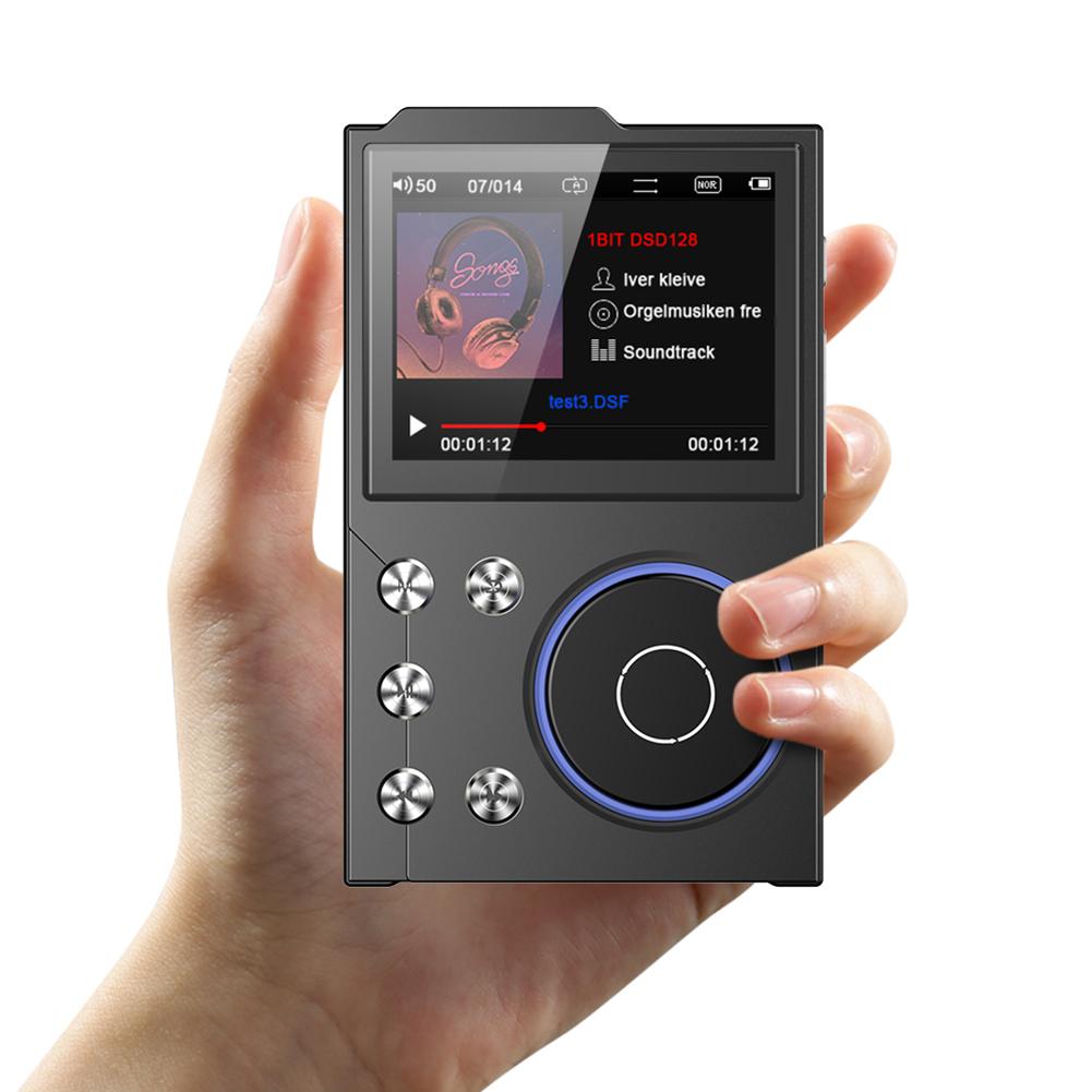 HiFi MP3-плеер Цифровой музыкальный плеер Совместимость с Bluetooth 5.3 Портативный цифровой аудио музыкальный плеер Поддержка до 256 ГБ