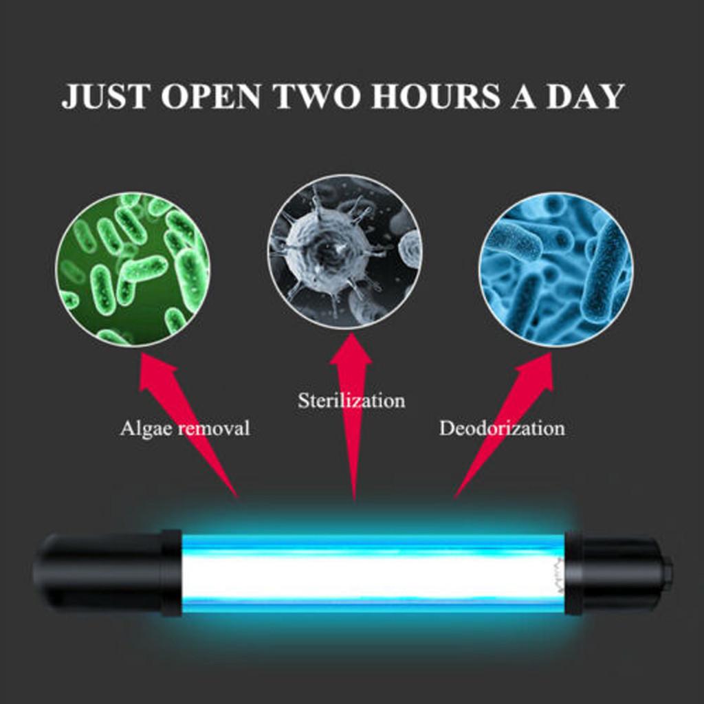 Aquarium UV  Light Submersible Water Clean Lamp for Pond Fish Tank