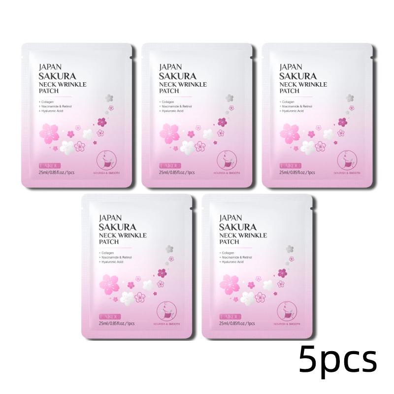LAIKOU Japan Sakura Neck Wrinkle Patch 25ml/piece Hydrating, Moisturizing and Firming Neck Area