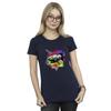 Disney Womens/Ladies Donald Duck Ear Plug Bright Cotton T-Shirt