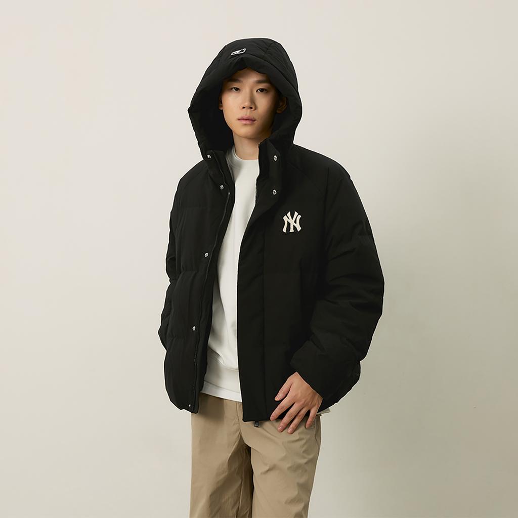 New MLB MLB Preppy Style Collection New York Yankees FW24 Down Jacket Unisex Black 3ADJV1046-50BKS