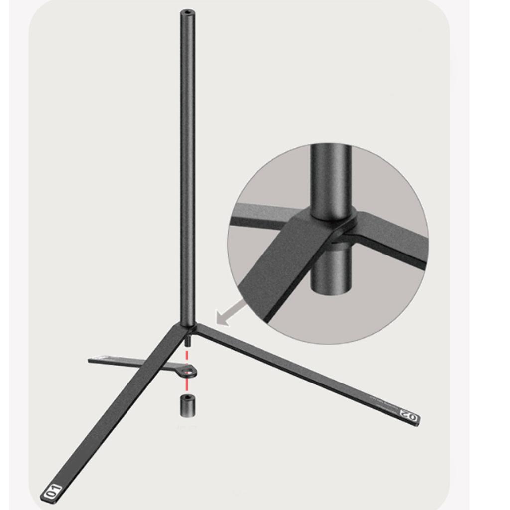 Multipurpose Outdoor Lanterns Hanging Stand Portable Camping Hanging Rack Detachable Light Table Stand Space Saving