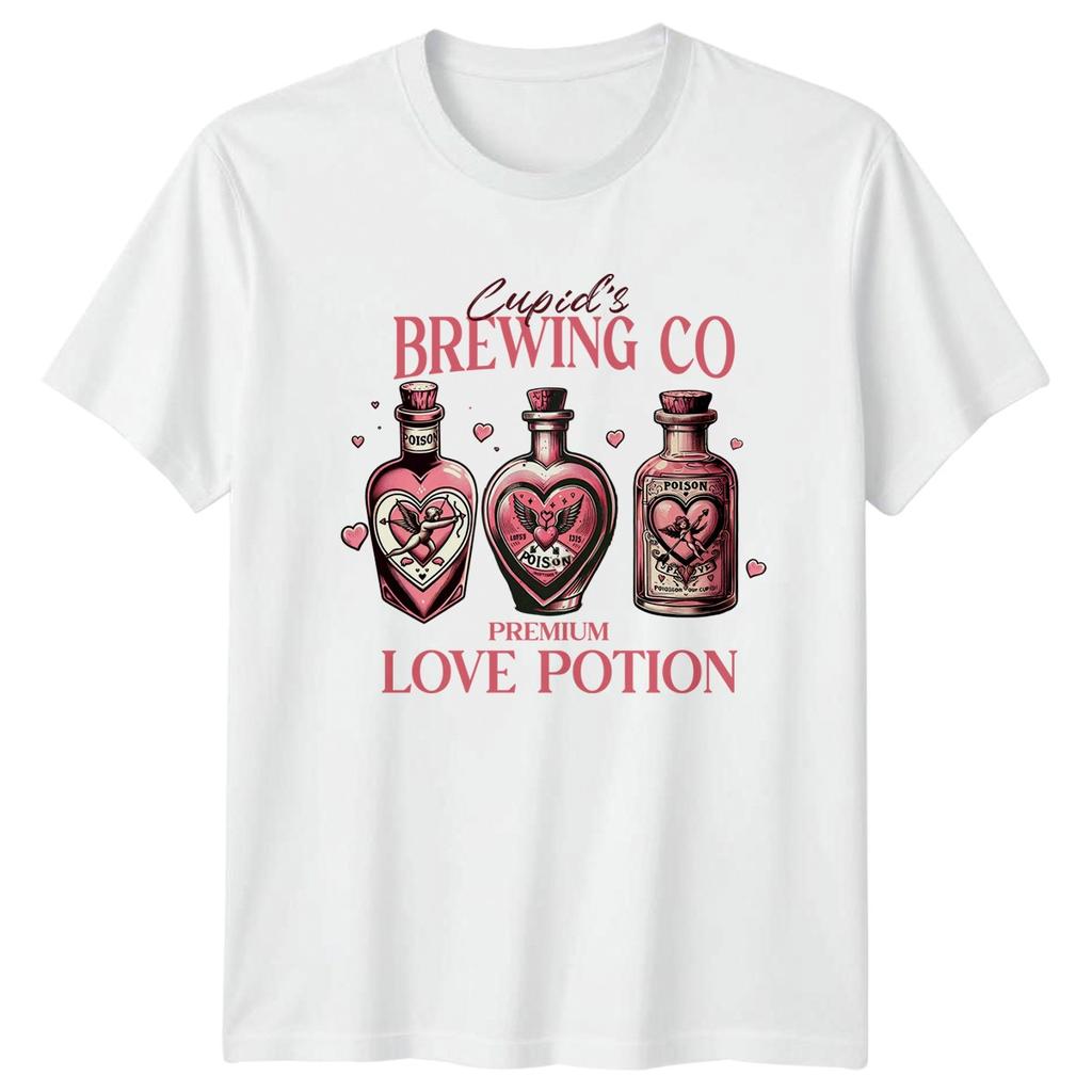 Cupids Brewing Co Премиум Футболка Унисекс Любовь Зелье Любви РоУнисекс Валентина