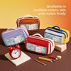 Bear 9 Layers Pencil Case Large Capacity Pen Organizer Pouch Trendy Pencil Storage Bag  Kids Gift