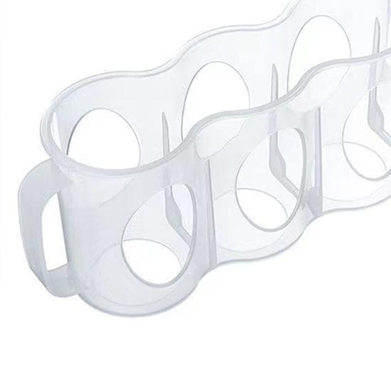 Органайзер для хранения банок, прозрачный дизайн, компактный ящик для хранения пива, напитков в холодильнике