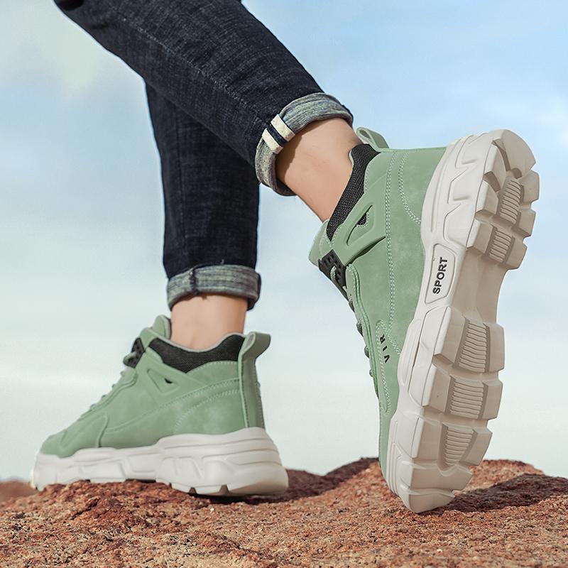 Fashion High Quality Trendy Casual Sneaker Men's Boots Autumn Thick Soled Hiking Workwear Outdoor Anti Slip Leisure Motorcycle Boots