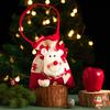 Christmas Candy Bag Snowman Santa Claus Reindeer Doll Bag Drawstring Xmas Goody Holder Favor Bags for Christmas Eve