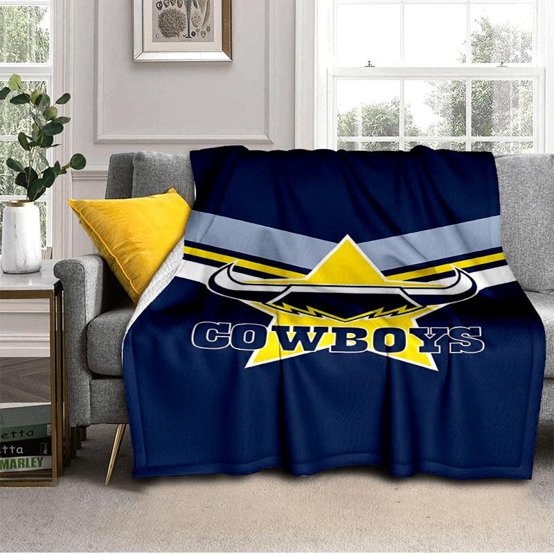 North Queensland Rugby Blanket Suitable for Sofas, Beds, Offices, And Camping - Perfect Gift for Halloween Christmas