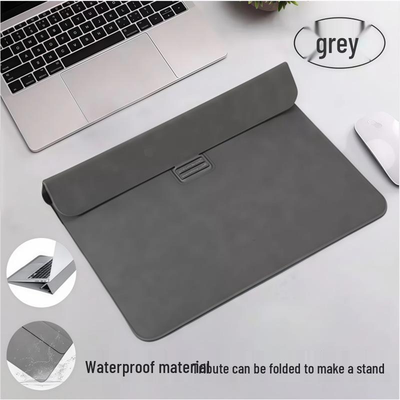 Leather Laptop Stand Bag for 13-16 Inch MacBook, Xiaoxin Air, Huawei