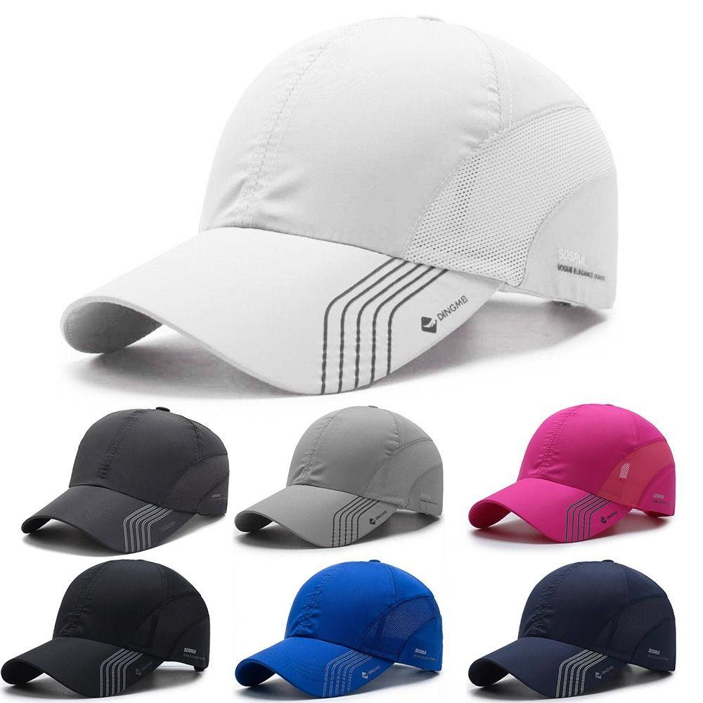 Quick-drying Baseball Cap Adjustable Dad Hat Casual Fishing Hats Men Women