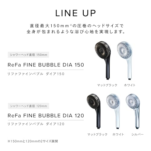 [Эксклюзив из официального магазина] ReFa FINE BUBBLE DIA Размер головки 120 мм