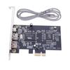 Карта видеозахвата PCI-E 1394: Захват цифровой камеры FireWire, PCIE 1X, без драйверов