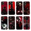 D-59 Hellsing Alucard Fan Black Sofe Case for iPhone 16 15 Plus 14 13 Mini 12 11 Pro 8 6 6S SE 5 XR XS Max Realme C30 C33 C32 9I VIVO V29 V27 V23 Y36