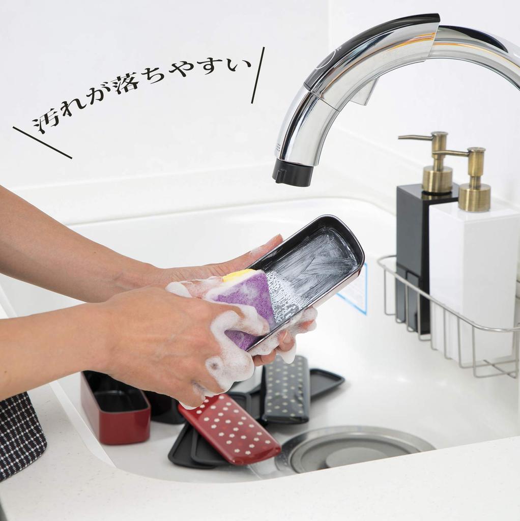 Miyamoto Sangyo Lunch Upper Container Lower Container Houndstooth Clean Coat Box, Tamuke, 210ml, 210ml, Wamon, Oval, Pattern,