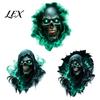 Indoor Wall Mural Halloween Theme Sticker, Horror Skull Decal, Waterproof Self-adhesive Adhesive Decor Art, for Home Living Room Bedroom And