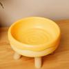 Plastic Donut-shaped 4-corner Anti-neck Spine Cat Bowls With Raised Stand Cat Small Dog Food Water Bowls Nonslip Pet Feeder Bowl