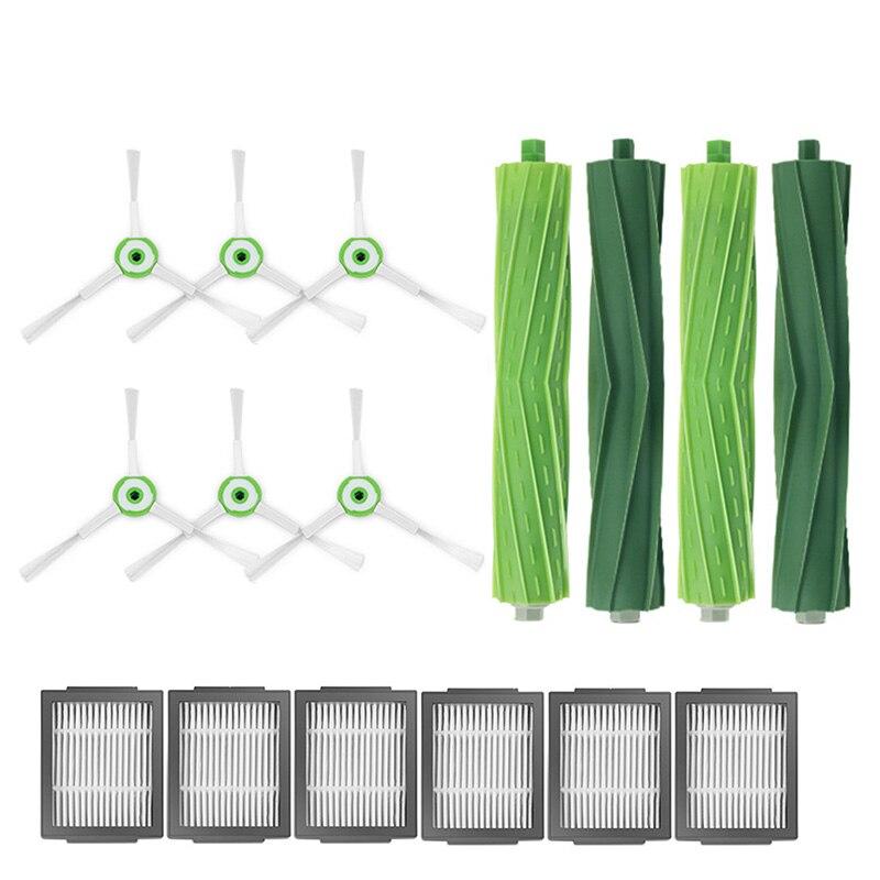 Hepa фильтр пылесборник рулон щетки для iRobot Roomba i7 E5 E6 i3 серии робот-пылесос запасные части аксессуары