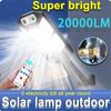 Super Bright Solar Lamp 20000LM High Lumen Sunlight Motion Sensor Outdoor Solar Light Wall Light Street Lantern Waterproof Lamp External Solar Lamps