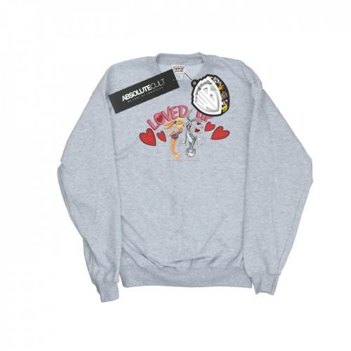 Looney Tunes Mens Bugs Bunny And Lola Valentine´s Day Loved Up Sweatshirt