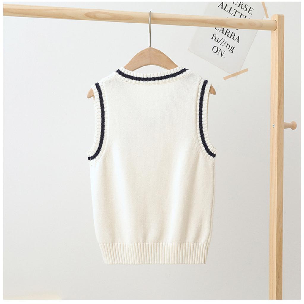 Детские вязаные жилеты Осенние и зимние хлопковые жилеты для мальчиков и девочек