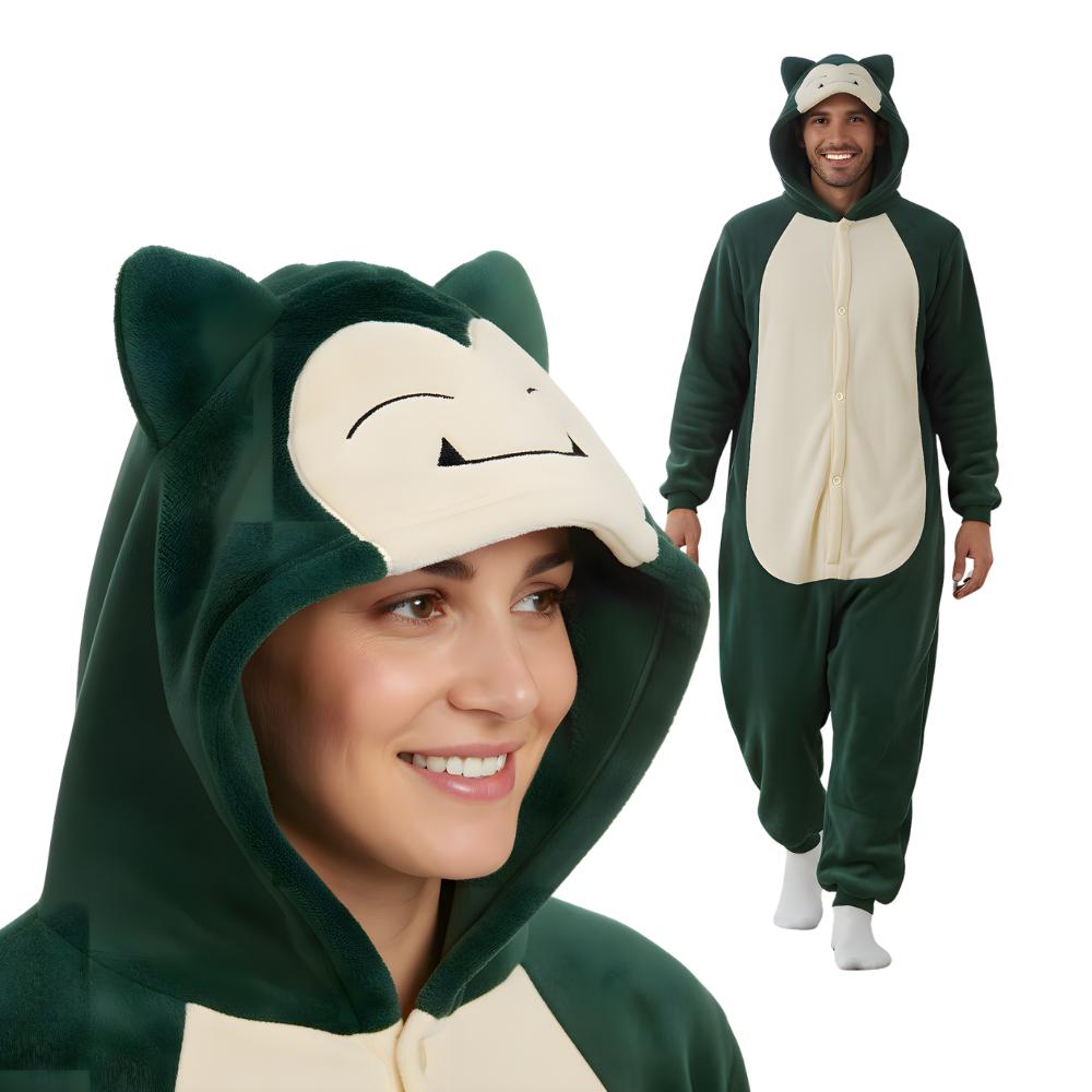 Piżama Onesie Kigurumi Przebranie Pokemon Snorlax S: 145 - 155Cm