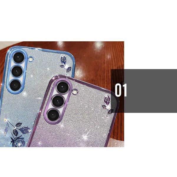 Чехол для телефона SoCouple для Samsung S24 S23 S20 S21 S22 FE S9 S10 S8 Plus Note 20 Ultra с блестками, стразами и бриллиантами