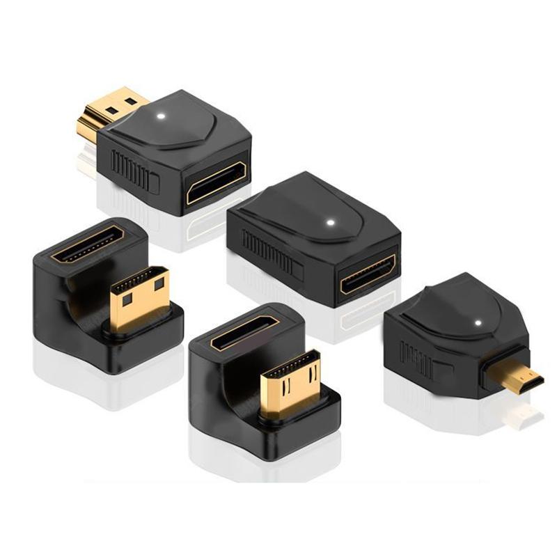 Мини-адаптер HDMI-HDMI, видеоплеер 1080P 2K 4K 60 Гц для мини-ПК, HDTV, HD-проектора для компьютера, коммутатора PS5, Xbox