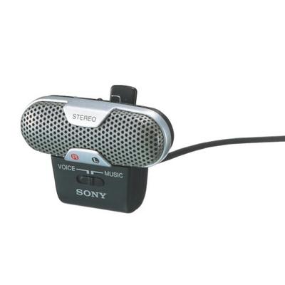 Sony Конденсаторный микрофон для стереозаписи музыки с переключателем режима VOICEMUSIC ECM-719