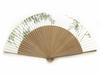 Киото, сделанный из бумаги, двойной веер с японским узором, бамбук, мужской веер, Япония, Киото, мужской веер, двусторонний, ручная работа,