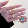 Elegant Micro-Inlaid Diamond Cross Necklace: Fresh Design for Women
