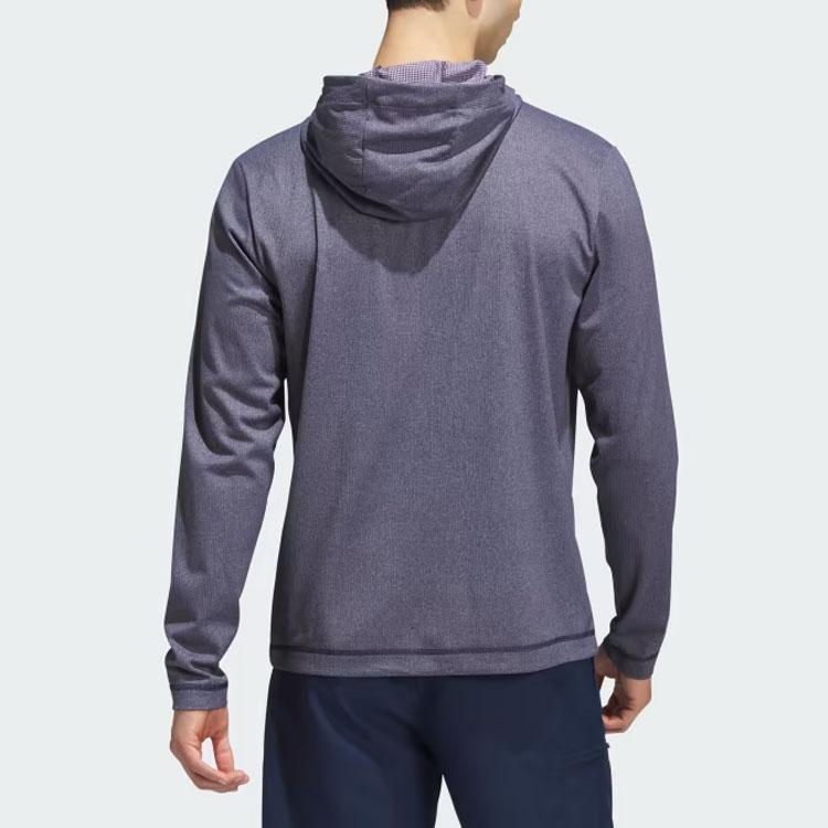 adidas Легкая толстовка с капюшоном Collegiate Navy/White для мужчин в уличном стиле HZ0421