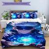3pcs Gojo Satoru (2) Design Cover Set - HD Printed Bedding with 1 Cover and 2 Pillowcases - Perfect for Home and Dorm Decor