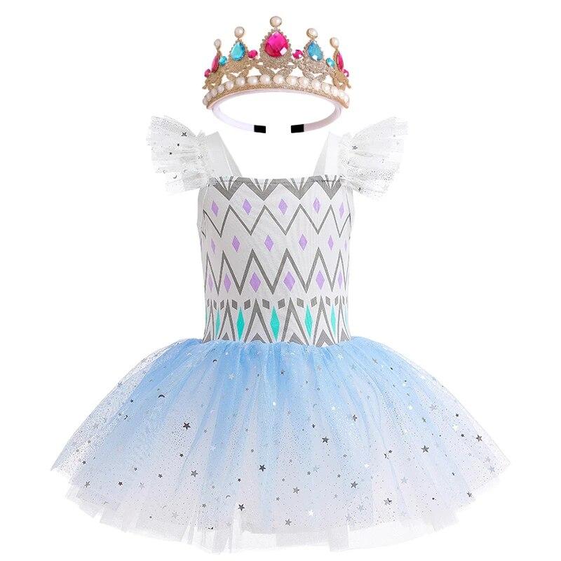 Нарядное праздничное платье принцессы для балета и танцев для детей, танцевальная пышная фатиновая юбка-пачка, костюм для Хэллоуина, сценический костюм