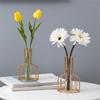 Hollow Out Iron Art Golden Vase, Home Living Room Transparent Simulation Flower Dried Flower Arrangement Container