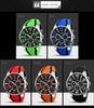 SKMEI Silicone Stylish Casual Sport Watch with Big Waterproof Date Luxury Gift for Men Men's Watch, Face, Chronograph, Analog, Display, Fluorescent,
