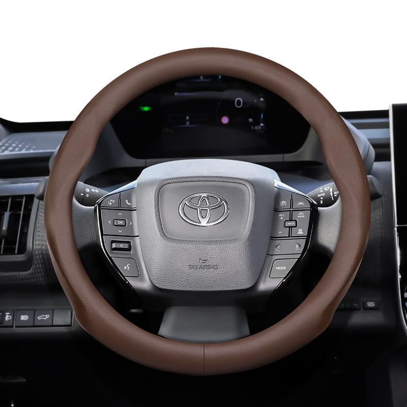 Для Toyota 35-36,5 см Круглая Накладка на Руль Ультратонкая Микрофибра Кожа Camry 86 Scion FR-S GT86 Prius bZ4X Corolla Levin