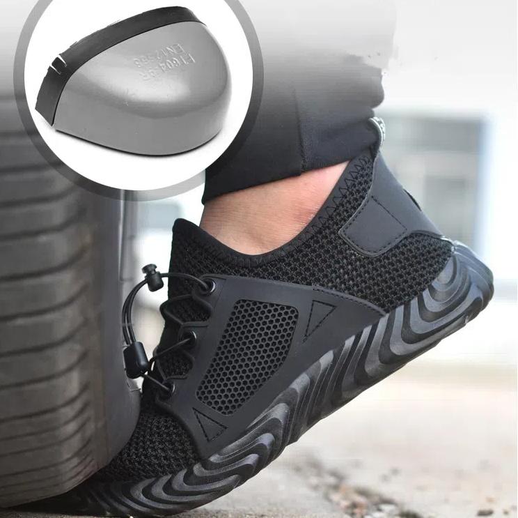 2024 летние мужские и женские рабочие защитные туфли со стальным носком, устойчивые к проколам ботинки, легкие дышащие кроссовки 36-48