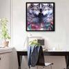 New Arrival 5D DIY Full Circle Diamond Painting "Two Wolves" Embroidery Cross Stitch Home Decor Gift