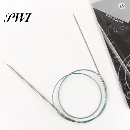 Durable Knitting Needles with Elastic Rope Circular Needle MM US Sizes Lightweight Round Stainless Steel for DIY Handmade Projects Non-hook Yarn