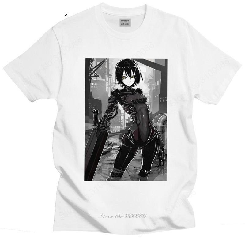 Classic Manga Blame T Shirt Men Short Sleeved Sidonia Tshirt Heavy Industries Nihei Tsutomu Anime Tee Pre-shrunk Cotton Top Gift