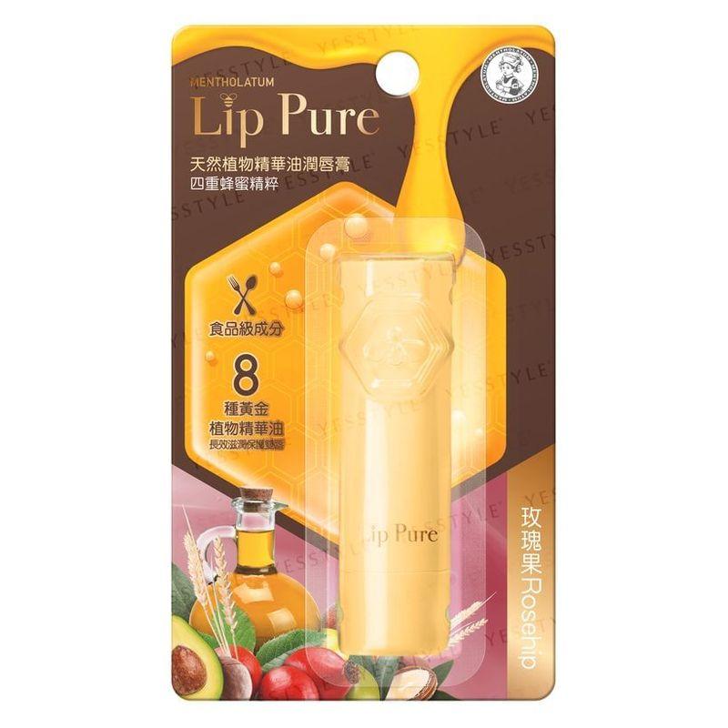 Rohto Mentholatum - Бальзам для губ Lip Pure с эфирными маслами